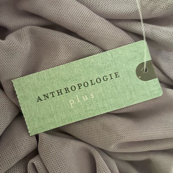 Anthropologie plus lilac maxi dress - Picture 9 of 15